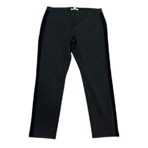 Kenneth Cole Charcoal Grey Pants With Black Tuxedo Stripes - NWT